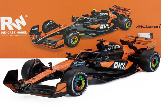 STM Diecast RE-EL Toys Mclaren F1 Team MCL38 Orange L. Norris First Win Miami GP 2024 1:18