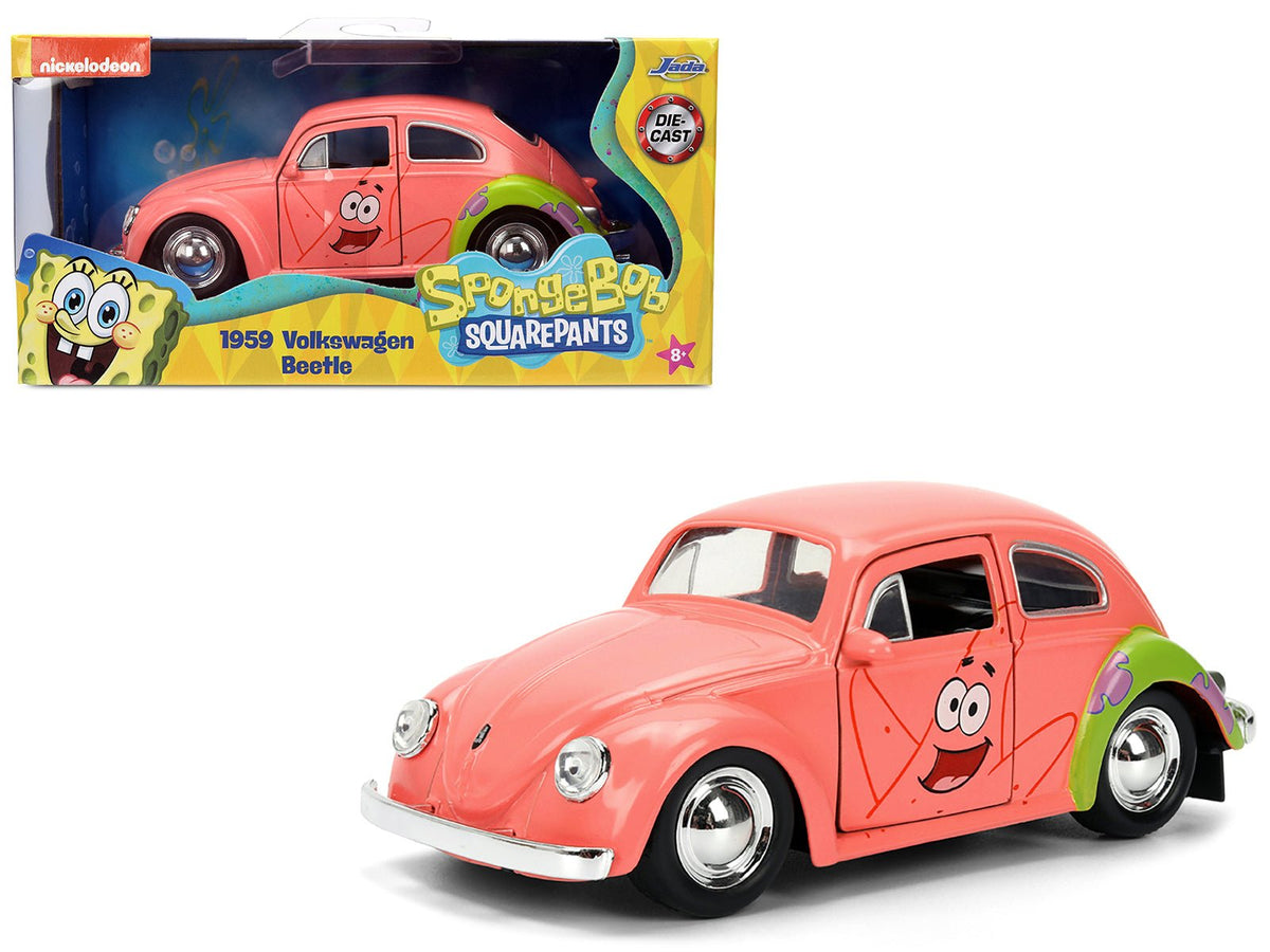 Rapid Vehicles 1959 Volkswagen Beetle "Patrick Star" Livery Pink "SpongeBob SquarePants"...