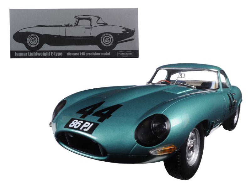 Rapid Vehicles 1963 Jaguar Lightweight E-Type #44 "Arkins 86 PJ" 1/18 Diecast Model Car by...