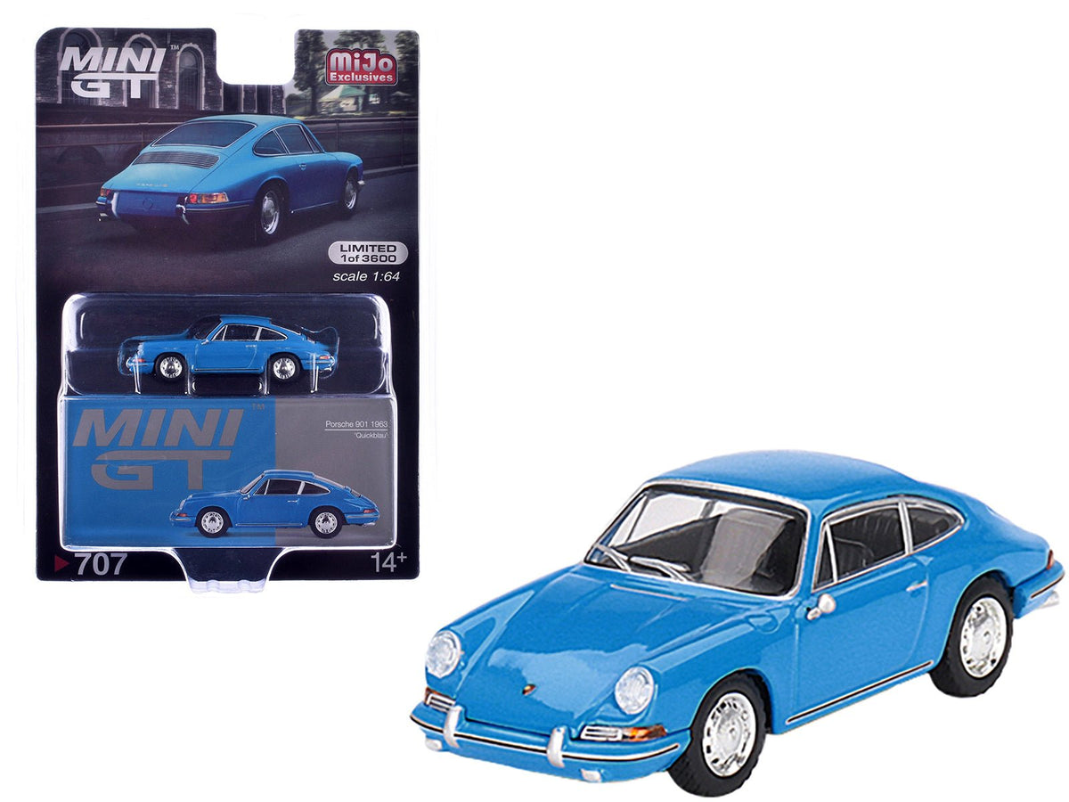 Rapid Vehicles 1963 Porsche 901 Blue "Quickblau" Limited Edition to 3600 pieces Worldwide 1/64...