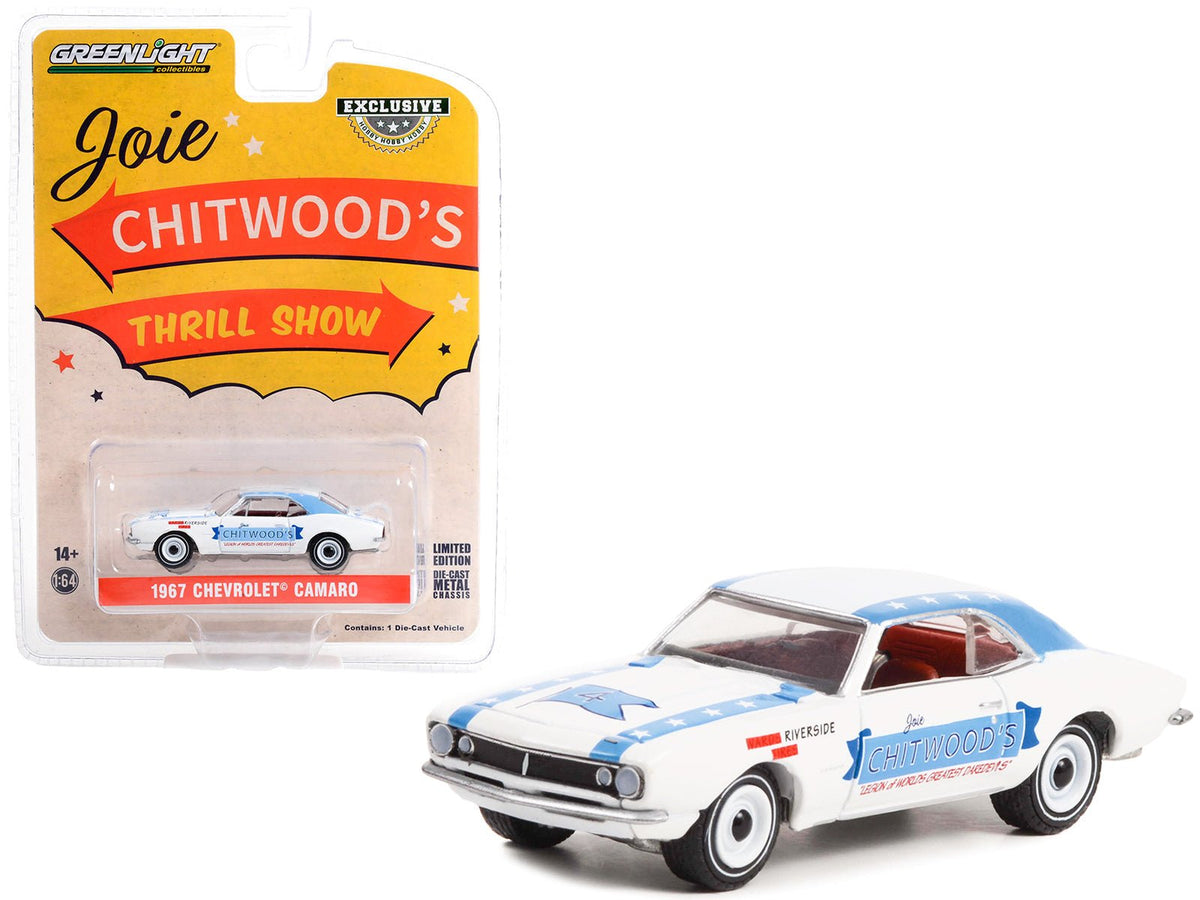 Rapid Vehicles 1967 Chevrolet Camaro White with Blue Stripes "Joie Chitwood’s Thrill Show: Legion...