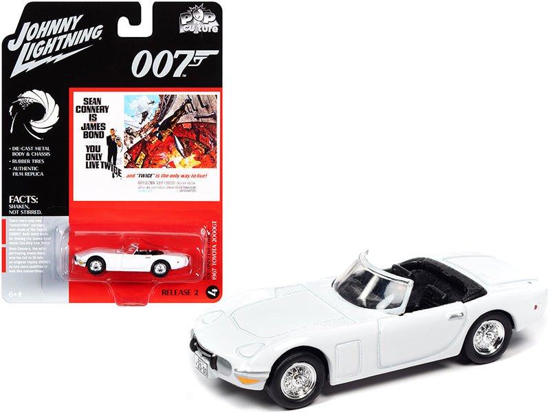 Rapid Vehicles 1967 Toyota 2000GT Convertible White (James Bond 007) "You Only Live Twice" (1967)...