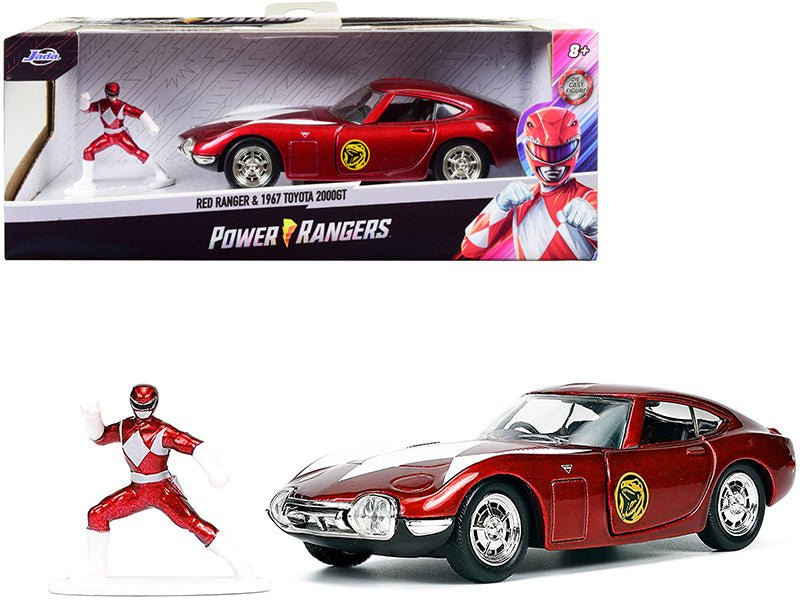 Rapid Vehicles 1967 Toyota 2000GT RHD (Right Hand Drive) Red Metallic and Red Ranger Diecast...