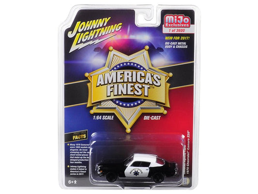 Rapid Vehicles 1970 Chevrolet Camaro Z28 California Highway Patrol (CHP) Black and White...