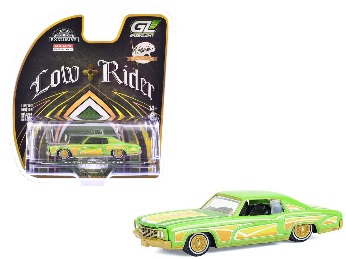 Rapid Vehicles 1970 Chevrolet Monte Carlo Lowrider "Michael Heralda Special Edition" Lime Green...