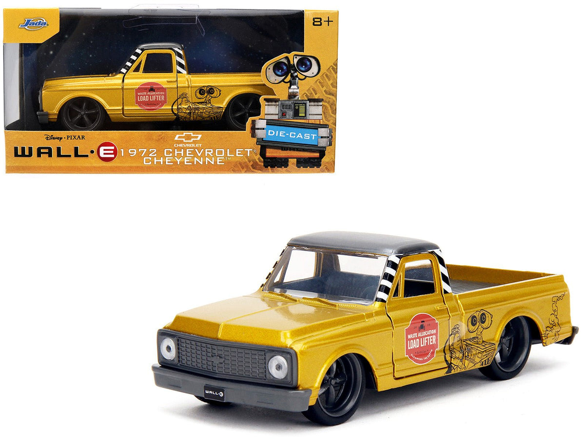 Rapid Vehicles 1972 Chevrolet Cheyenne Pickup Truck Gold Metallic with Gray Top "Wall-E" (2008)...