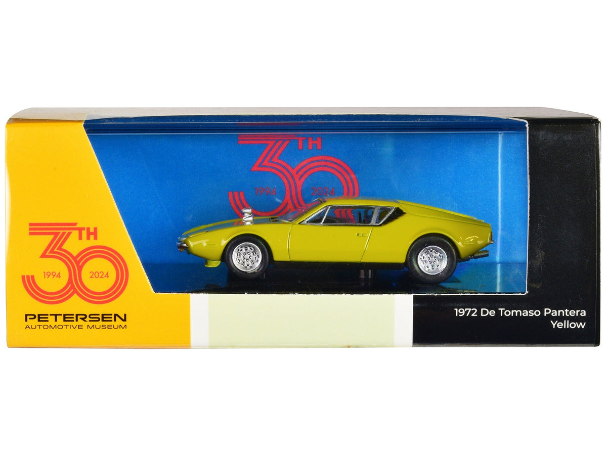 Rapid Vehicles 1972 De Tomaso Pantera Yellow "Petersen Automotive Museum 30th Anniversary" 1/64...