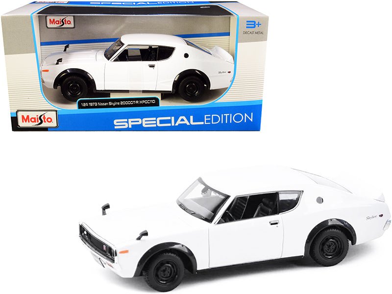 Rapid Vehicles 1973 Nissan Skyline 2000GT-R (KPGC110) White "Special Edition" Series 1/24 Diecast...