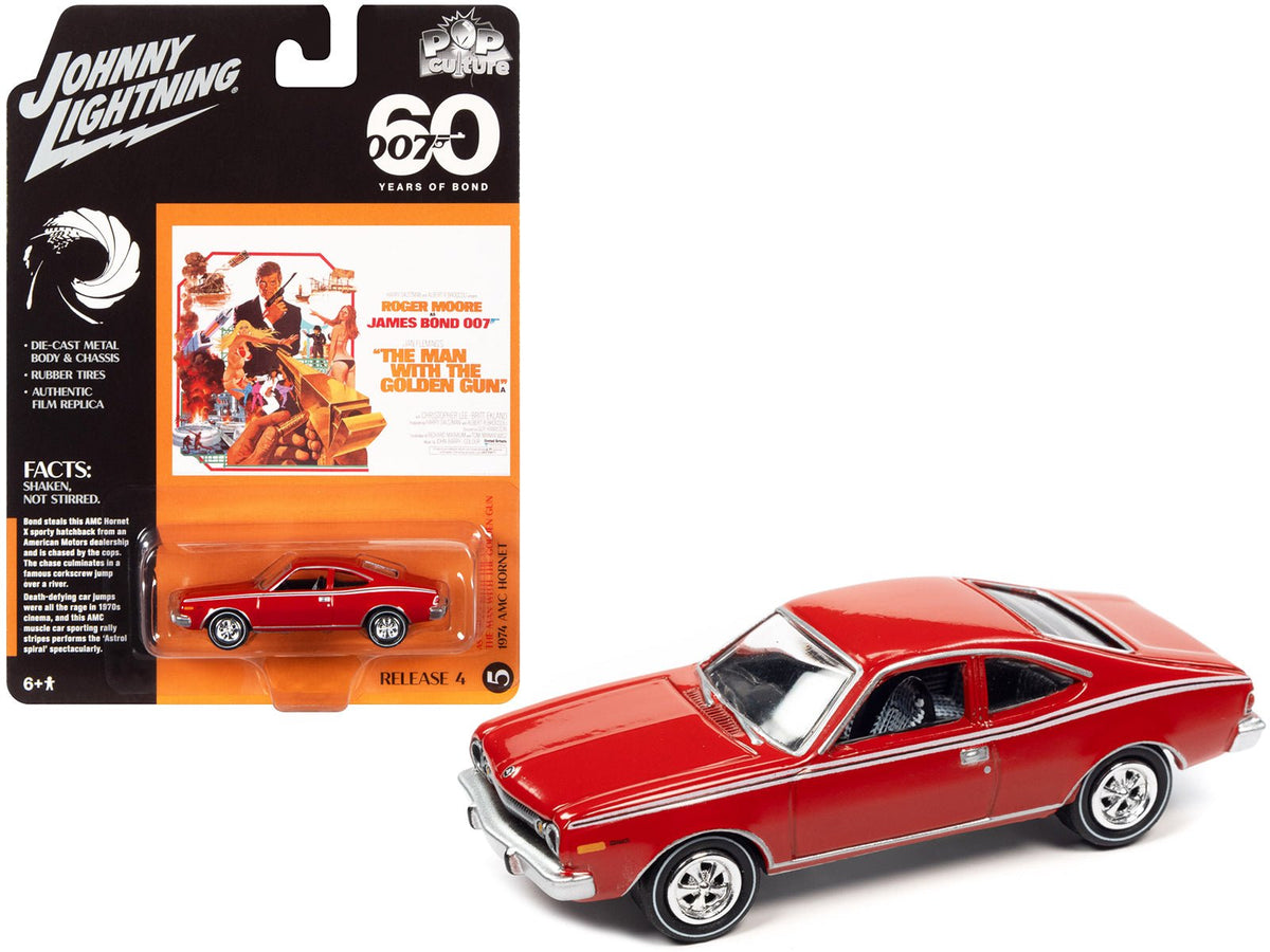 Rapid Vehicles 1974 AMC Hornet Red 007 James Bond "The Man with the Golden Gun" (1974) Movie "Pop...