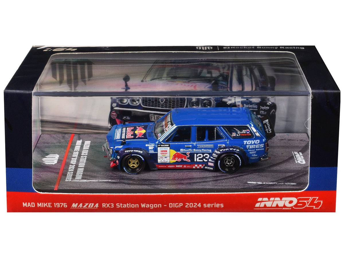 Rapid Vehicles 1976 Mazda RX3 Station Wagon RHD (Right Hand Drive) #12 "Mad" Mike Whiddett "D1...
