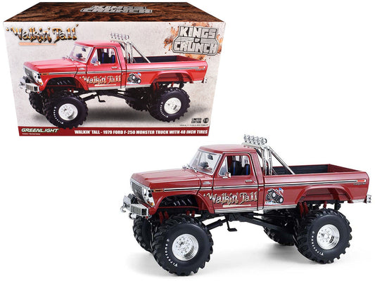 Rapid Vehicles 1979 Ford F-250 Monster Truck with 48-Inch Tires "Walkin' Tall" Red "Kings of...