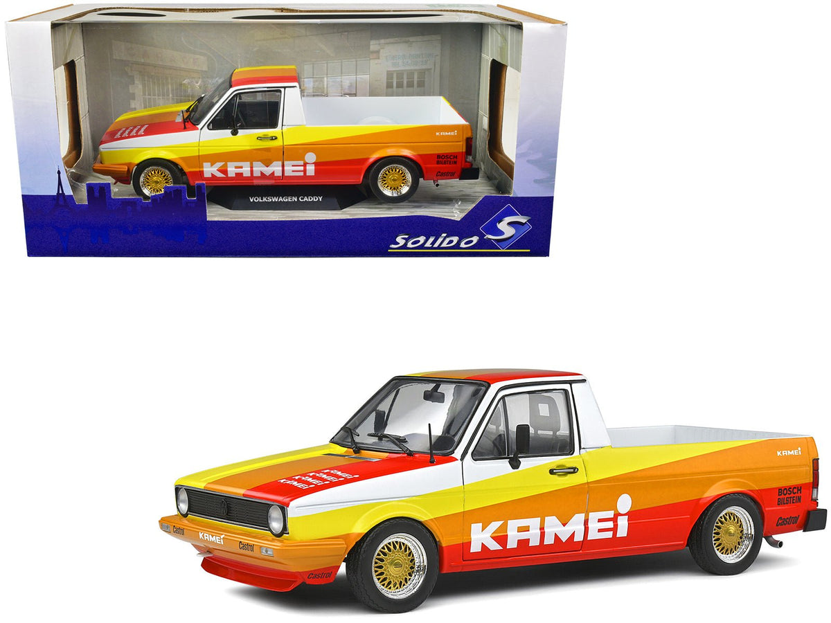 Rapid Vehicles 1982 Volkswagen Caddy MK 1 Pickup Truck "Kamei Tribute" 1/18 Diecast Model Car by...