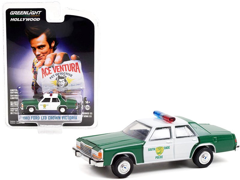 Rapid Vehicles 1983 Ford LTD Crown Victoria Green and White "Miami-Dade Police Department" "Ace...