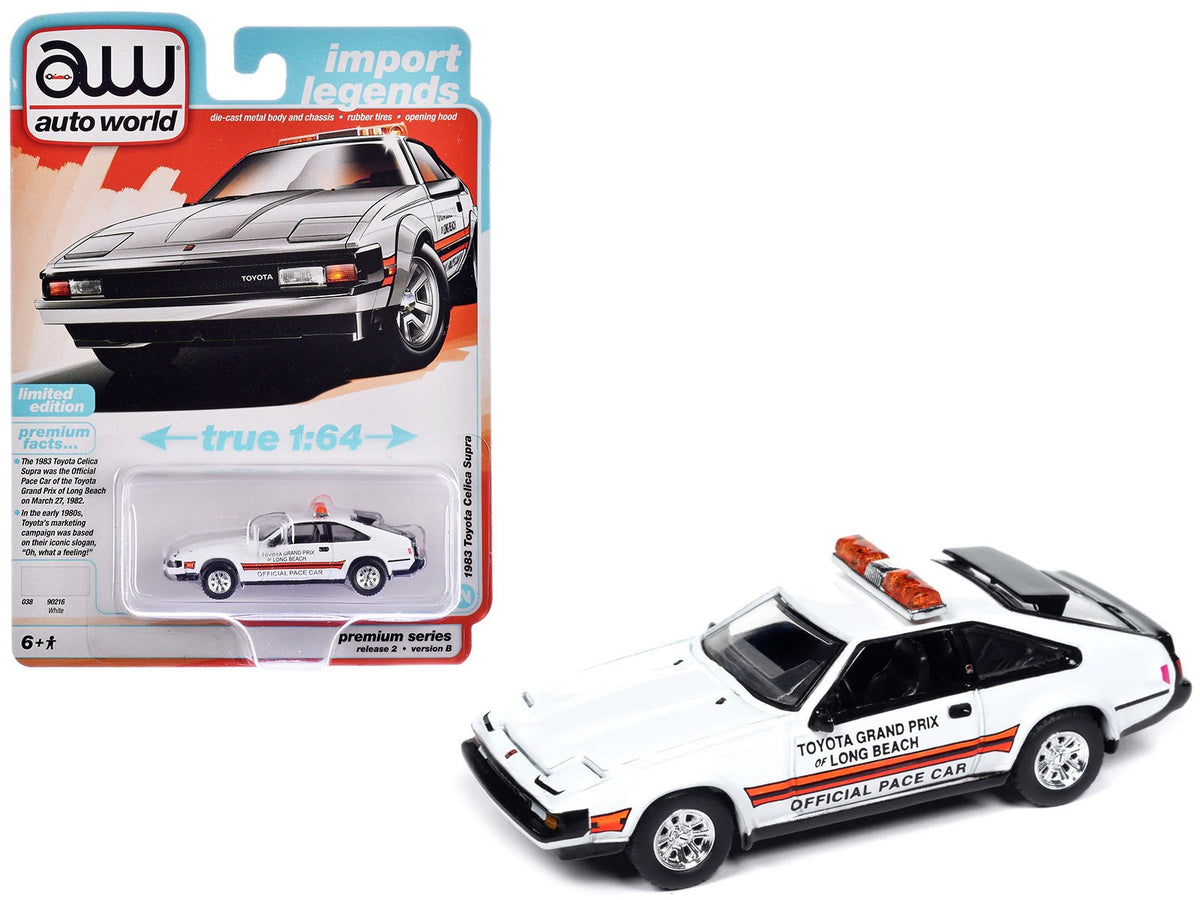 Rapid Vehicles 1983 Toyota Celica Supra "Toyota Grand Prix of Long Beach Official Pace Car" White...