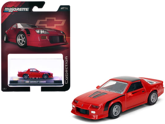 Rapid Vehicles 1985 Chevrolet Camaro Red with Black Top and Stripes "Collection" Series 1/64...