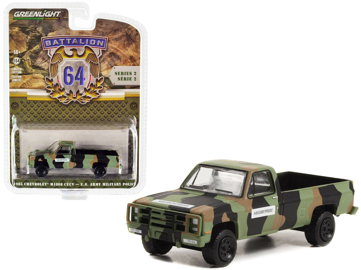Rapid Vehicles 1985 Chevrolet M1008 CUCV Pickup Truck Camouflage "U.S. Army Military Police"...
