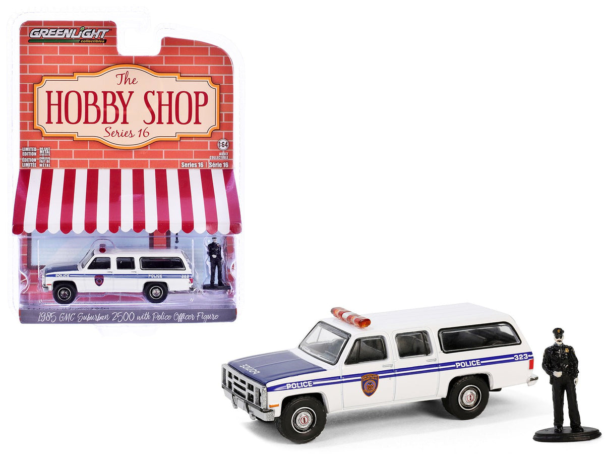 Rapid Vehicles 1985 GMC Suburban 2500 "New York City Transit Police Department" White with Blue...