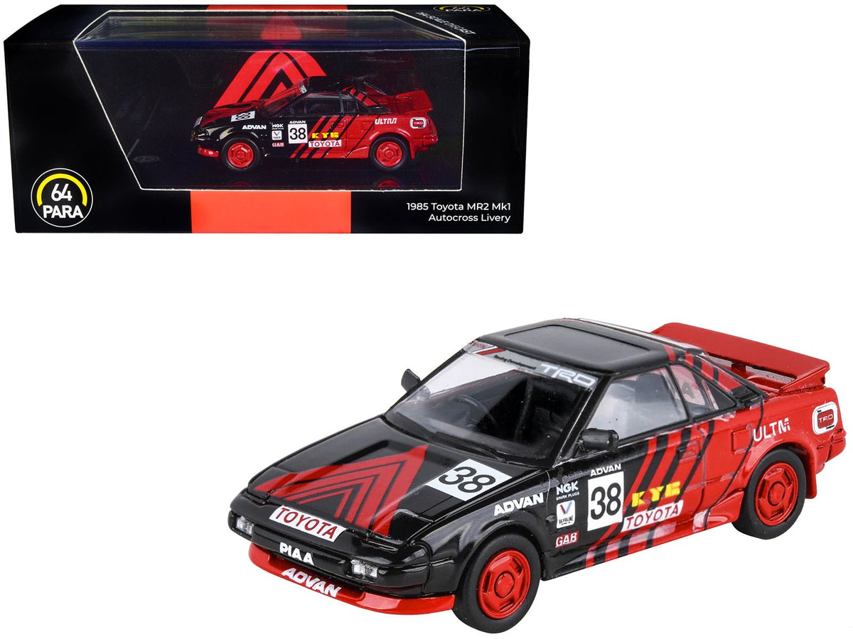 Rapid Vehicles 1985 Toyota MR2 MK1 RHD (Right Hand Drive) #38 Red and Black "Autocross Livery"...