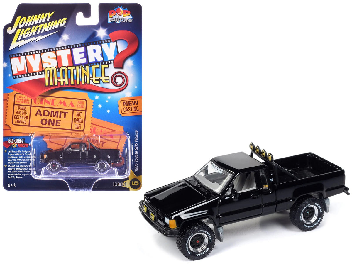 Rapid Vehicles 1985 Toyota SR5 Pickup Truck Black "Mystery Matinee" Movie Pop Culture 2024...
