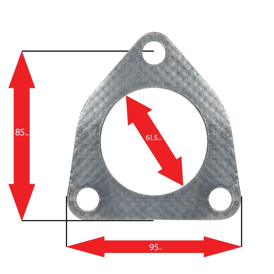 Apexi A'PEXi Exhaust Gasket (Three Bolt) - Replacement *Discontinued