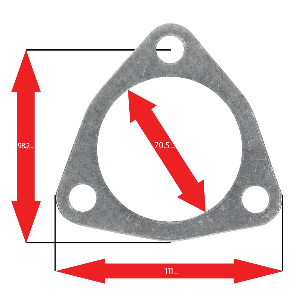 Apexi A'PEXi Exhaust Gasket (Three Bolt) - Replacement *Discontinued