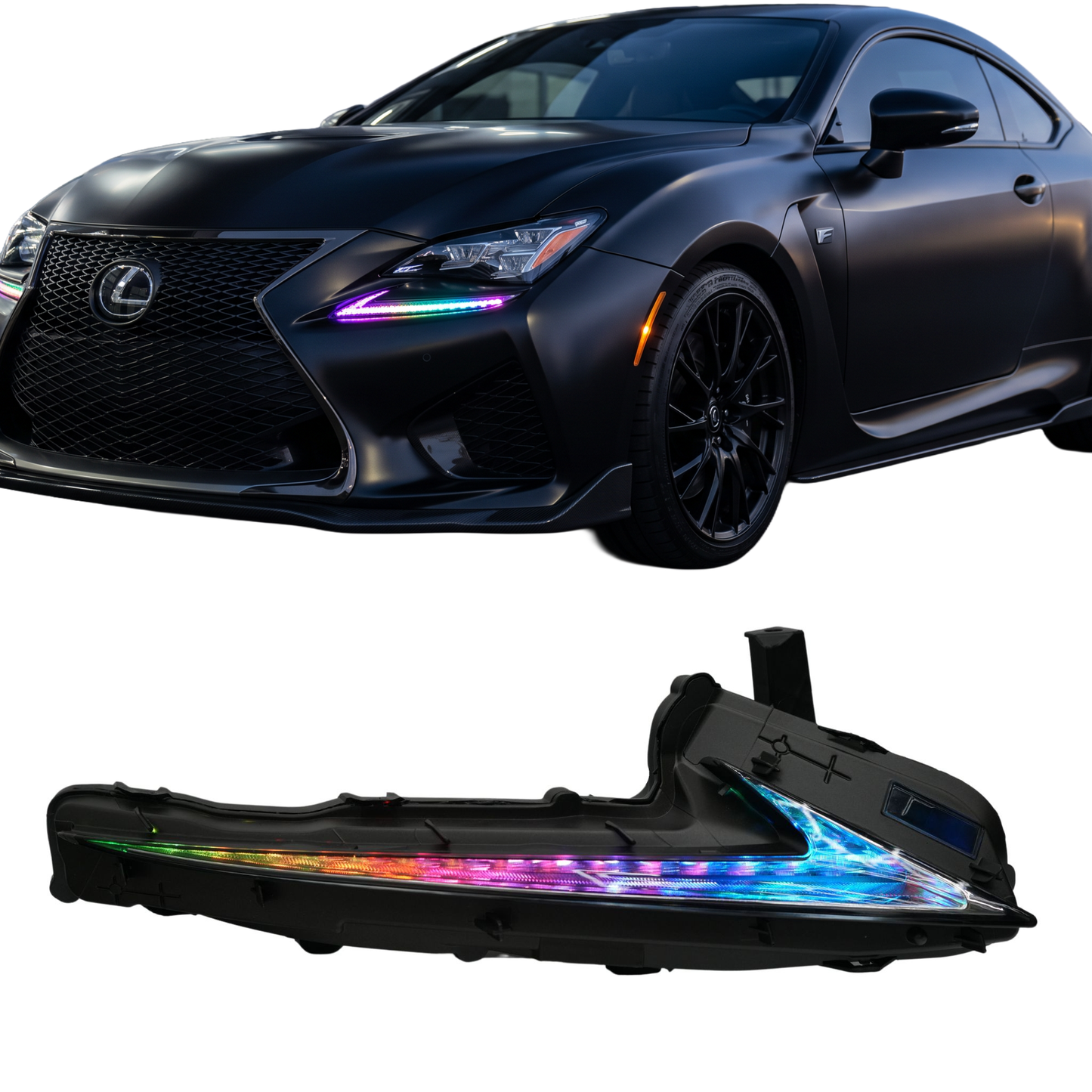 Lexus RC Multicolor Flow Series DRL Boards (2015-2018)