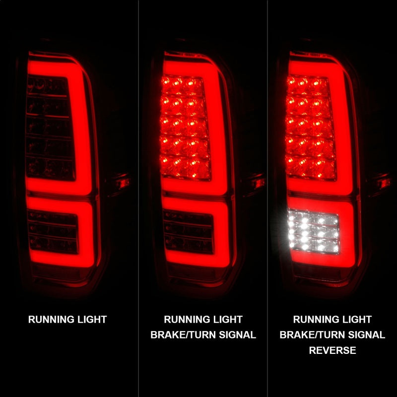 FR SPORT ANZO 2014-2021 Toyota Tundra LED Taillights Chrome Housing/Clear Lens 311438 - View 3