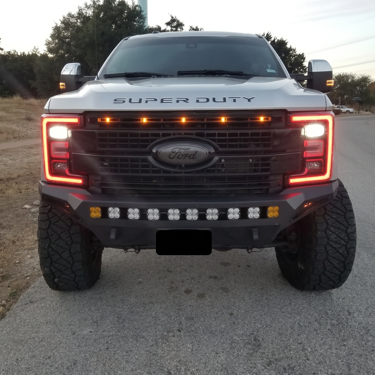 RGB Halo Kits Ford Super Duty Flow Series DRL Boards (2017-2019) - View 2