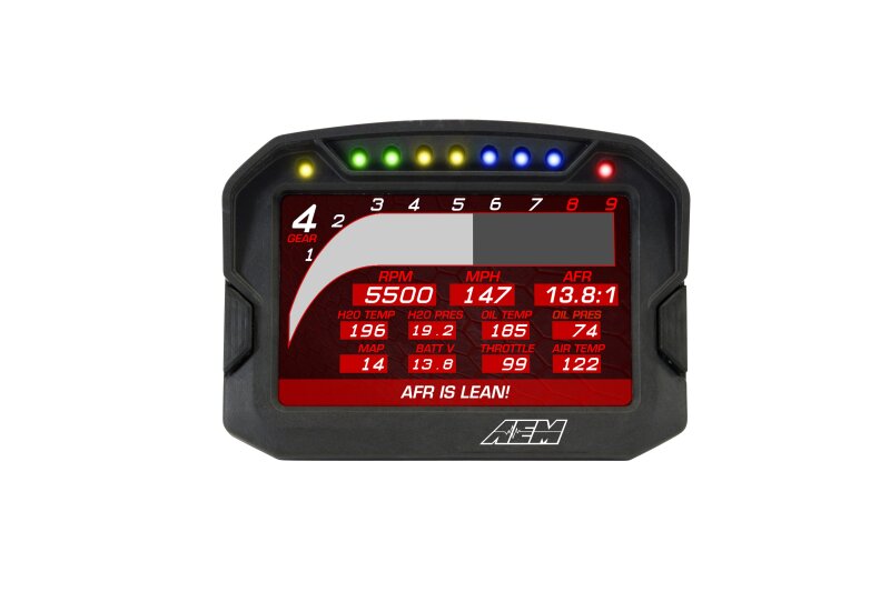 AEM CD-5G Carbon Digital Dash Display w/ Interal 10Hz GPS & Antenna