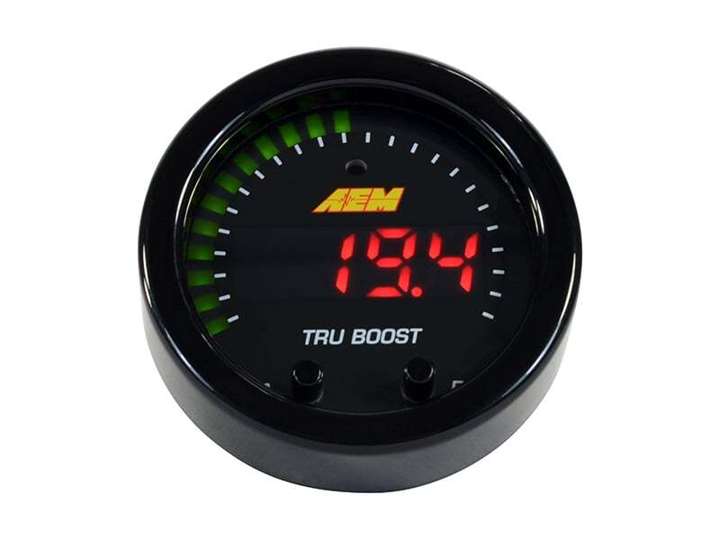 AEM X-Series Tru-Boost Controller Gauge w/ Boost Control Solenoid 80PSIg Internal MAP Sensor 30-0352