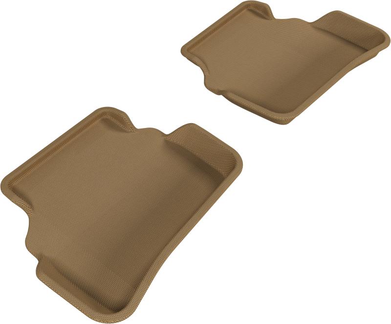 FR SPORT 3D MAXpider 2008-2014 Mercedes-Benz C-Class Sedan W204 Kagu 2nd Row Floormats - Tan...