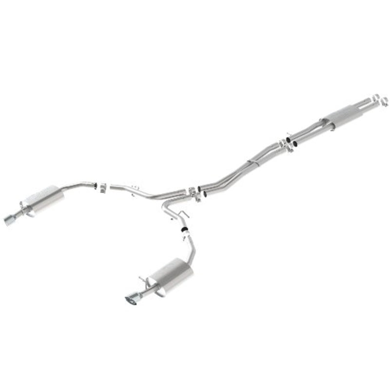 Ford Racing 10-17 Taurus Sho Cat-Back Touring Exhaust System - Chrome Tips M-5200-SHOTC