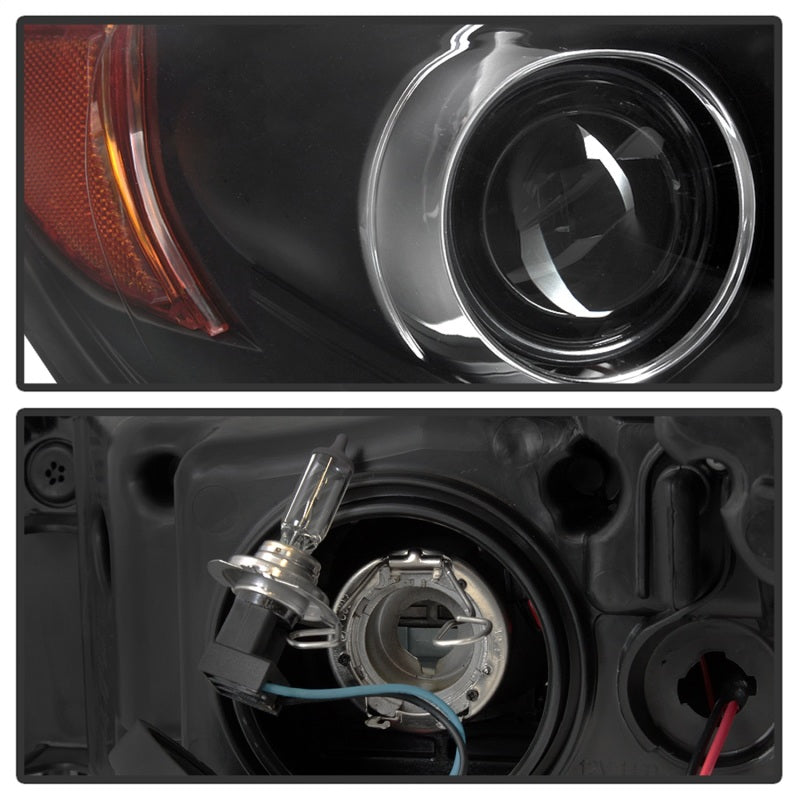 Spyder 15-17 Toyota Camry Projector Headlights - Black (PRO-YD-TCAM15-LB-BK) 5085382