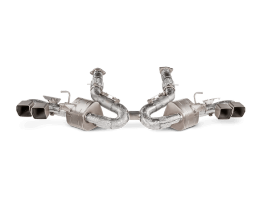 FR SPORT Akrapovic 2020+ Chevrolet Corvette C8 Slip-On Line (Titanium) S-CO/TI/3