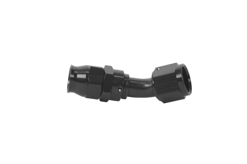 Aeromotive PTFE Hose End - AN-10 - 45 Deg - Black Anodized 15357