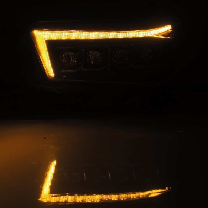 AlphaRex 10-13 Toyota 4Runner NOVA LED Projector Headlights Plank Style Black w/Seq Signal/DRL 880759 *Discontinued