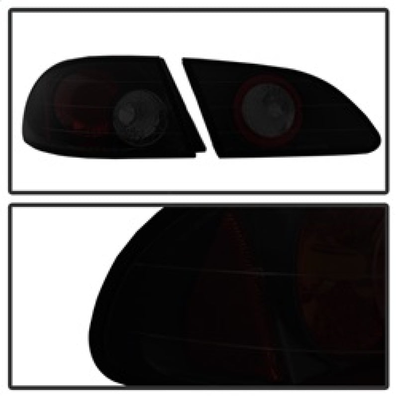 Spyder Toyota Corolla 98-02 Euro Tail Lights Black Smoke ALT-YD-TC98-BSM 5084323