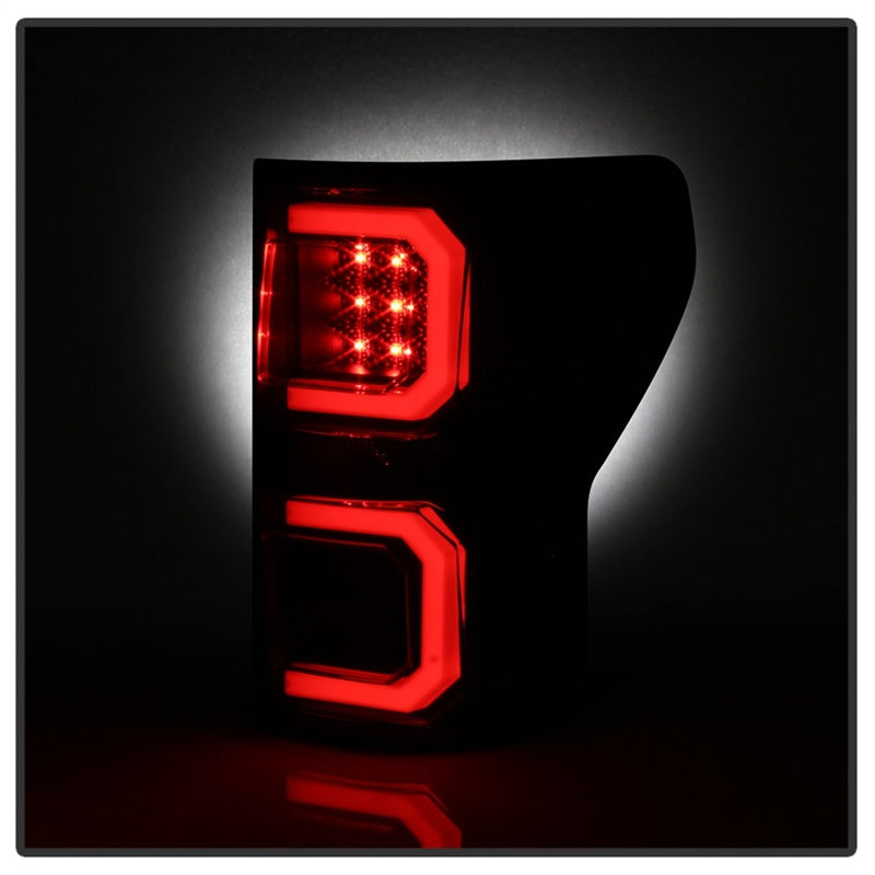 FR SPORT Spyder 07-13 Toyota Tundra V2 Light Bar LED Tail Lights - Smoke ALT-YD-TTU07V2-LB-BSM...