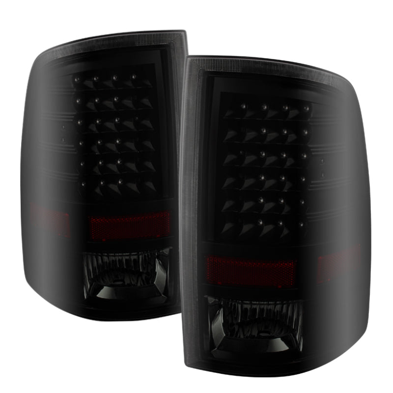 FR SPORT SPYDER Xtune Dodge Ram 1500 09-14 LED Tail Lights Incandescent Model Only Black Smoke...