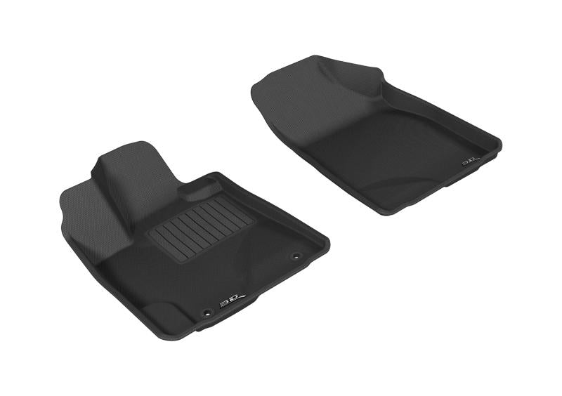 3D MAXpider 2008-2013 Toyota Highlander Hybrid Kagu 1st Row Floormat - Gray L1TY15711501