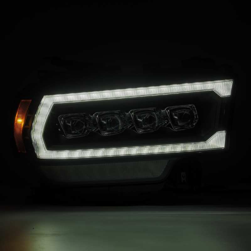 AlphaRex 19-21 Ram 2500 NOVA LED Proj Headlights Plank Style Black w/Activ Light/Seq Signal/DRL 880553 *Discontinued