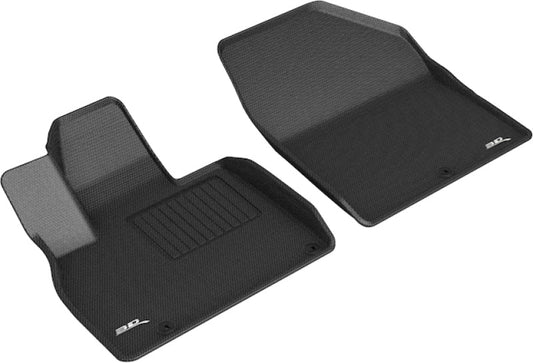 FR SPORT 3D MAXpider 2020 Kia Telluride Kagu 1st Row Floormat - Black L1KA05111509