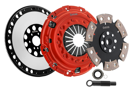 Action Clutch 00-06 Volkswagen Golf TDI 1.8L Turbo FWD Stage 4 Clutch Kit (1MD) w/Lightened Flywheel ACR-3294