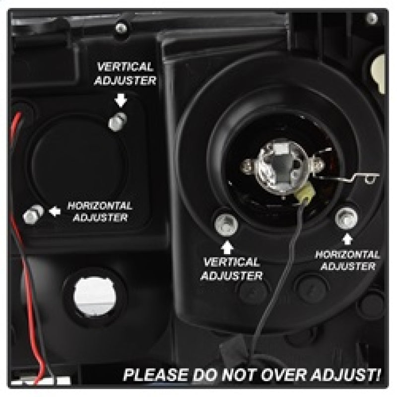 FR SPORT Spyder Toyota Tacoma 05-11 Projector Headlights - Light Bar DRL - Chrome...