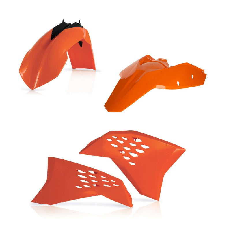 Acerbis 08-11 KTM XC-W/ EXC450/530 Plastic Kit - Orange 2113790237