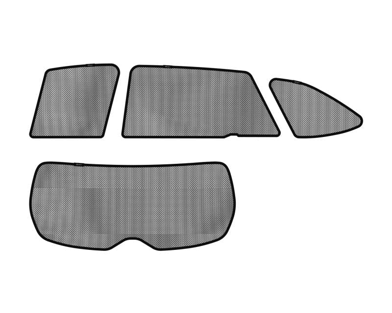 3D MAXpider 2015-2017 Subaru Outback Black Sun Shades - Complete Set S1SB0130