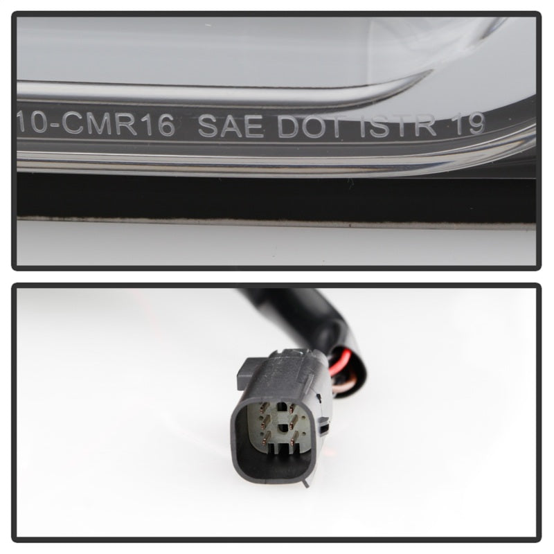 Spyder Chevy Camaro 16-18 (Do Not Fit Halogen Model) LED Tail Lights Black ALT-YD-CCAM16LED-SEQ-BK 5087232