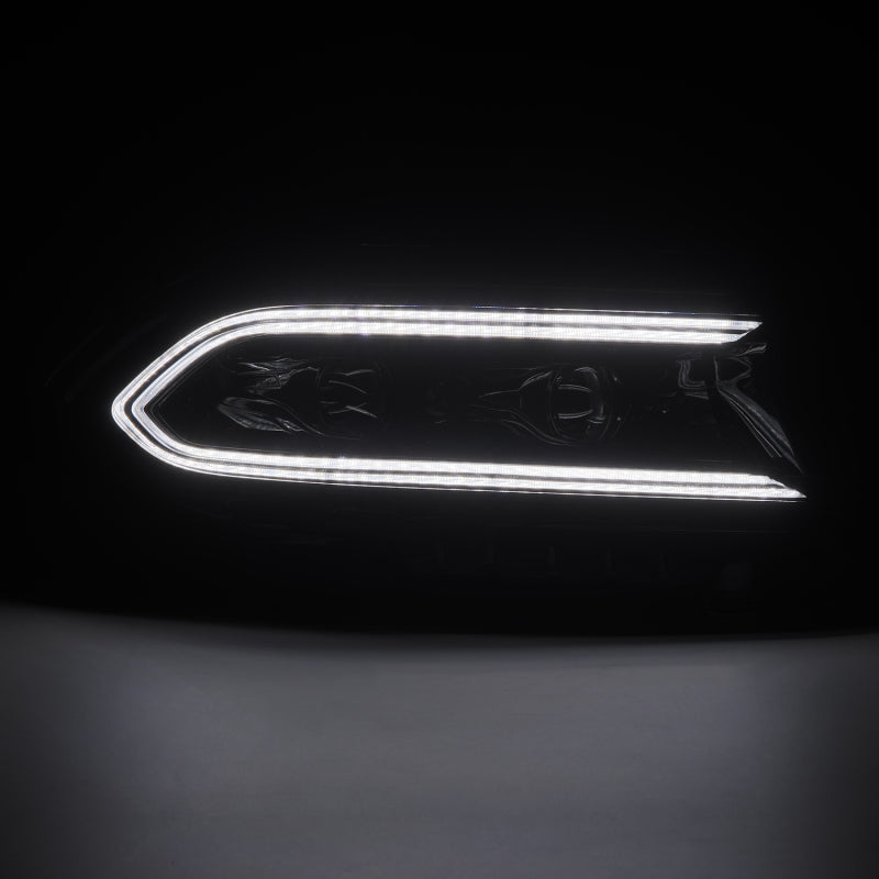 AlphaRex 15-23 Dodge Charger LUXX LED Proj Headlights Alpha-Black w/Actv Light & Seq.Sig / SB DRL 880579 *Discontinued