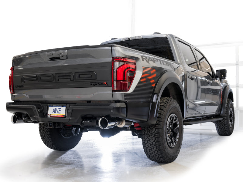 AWE Tuning AWE Gen 3 Raptor R SwitchPath Exhaust  - Chrome Silver Tips 3025-32852