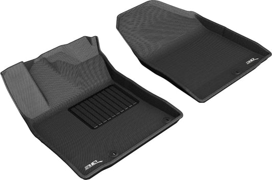 FR SPORT 3D MAXpider 2019-2020 Hyundai Kona Electric Kagu 1st Row Floormat - Black L1HY09111509